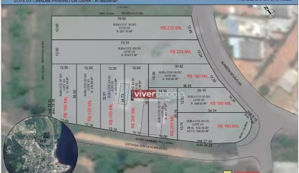 Terreno à venda, 367 m² por R$ 150.000,00 - Jardim Paraíso da Usina - Atibaia/SP