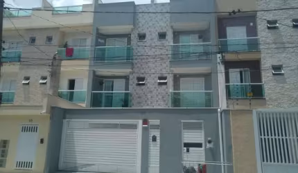 Cobertura para Venda em Santo André, Vila Alzira, 2 dormitórios, 1 suíte, 3 banheiros, 1 vaga