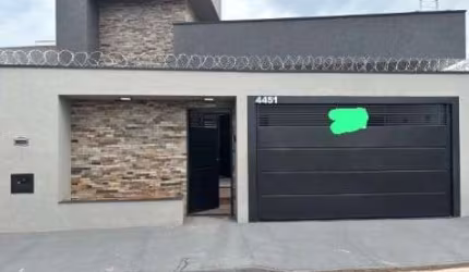 Casa para Venda em Mirassol, Residencial Parque dos Ipês I, 3 dormitórios, 1 suíte, 2 banheiros, 2 vagas