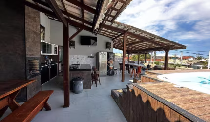Casa no condomínio Cisne Branco com 3 dormitórios à venda, 195 m² por R$ 595.000 - Fluminense - São Pedro da Aldeia/RJ