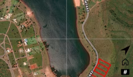 Terreno 4.000m² *40x100) beira de Lago de Manso.