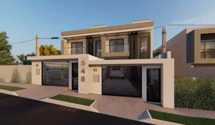 Casa com 3 quartos à venda na Rua Pedro Foggiatto, 1277, Aristocrata, São José dos Pinhais, 214 m2 por R$ 1.390.000
