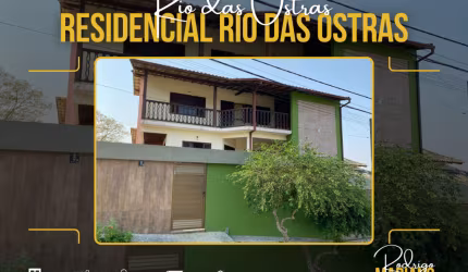 Vendo linda casa com 4 quartos no Residencial Rio das Ostras
