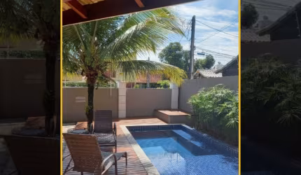Vendo luxuosa casa com 4 dormitórios em piscina no Novo Rio das Ostras
