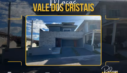 Vendo casa espetacular com 4 suítes no Vale dos Cristais em Macaé