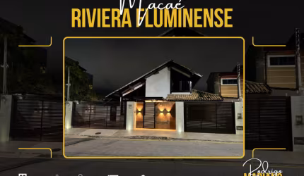 VENDO CASA ESPETACULAR COM 3 DORMITÓRIOS NO RIVIERA EM MACAÉ