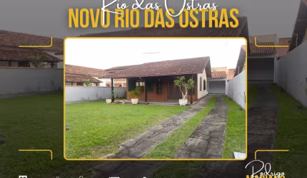 ALUGO ÓTIMA CASA LINEAR COM 2 DORMITÓRIOS NO NOVO RIO DAS OSTRAS