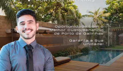 Apartamento em Porto de Galinhas | 1 Quarto | Perto do Centrinho | Alta Rentabilidade