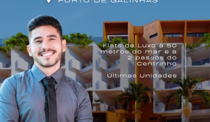Flat em Porto de Galinhas | No Centrinho | 50 m do Mar | Serviços de Resort