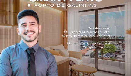 Flat em Porto de Galinhas | Próximo à Rua das Sombrinhas | Alta Rentabilidade