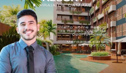 Flat em Carneiros | Praia de Campas | Conceito Resort | Alta Rentabilidade | Lazer Completo