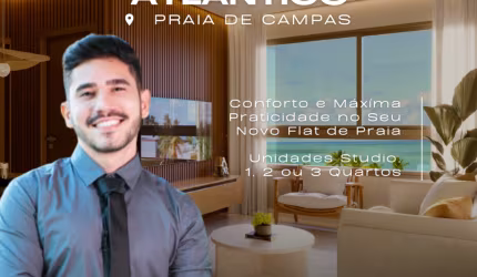 Flat em Tamandaré | Praia de Campas | A 50 metros do Mar | Exclusividade