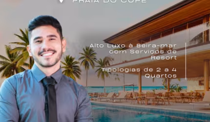 Habitá Home Resort | Luxo à Beira-mar da Praia do Cupe | 2 a 4 Quartos | Residencial Resort