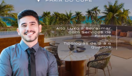 Habitá Home Resort | Luxo à Beira-mar da Praia do Cupe | 2 a 4 Quartos | Residencial Resort