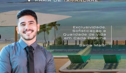 Apartamento na Praia de Tamandaré | A 50 do Mar | Fluxo de Pagamento Facilitado
