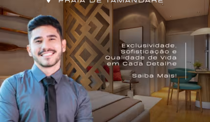 Apartamento na Praia de Tamandaré | A 50 do Mar | Fluxo de Pagamento Facilitado