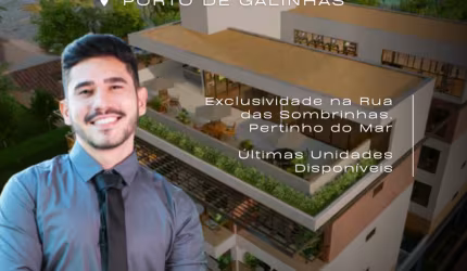 Flat em Porto de Galinhas | Rua das Piscinas Naturais | Térreo c/ Piscina Priv.