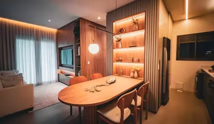 Apartamento Garden Mobiliado e Decorado com 2 Dormitórios, Suíte e Jardim Privativo