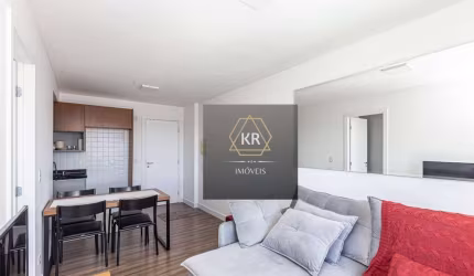 Apartamento com 1 dormitório à venda, Mobiliado, Rebouças.