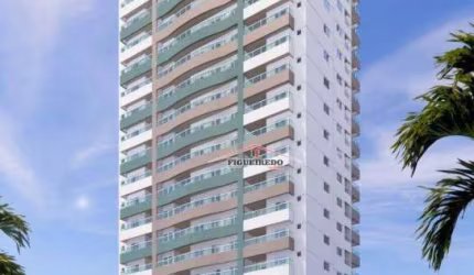 Apartamento com 3 dormitórios à venda, 104 m² por R$ 851.541,46 - Aviação - Praia Grande/SP