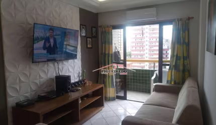 Apartamento com 2 dormitórios para alugar, 80 m² por R$ 2.990,02/mês - Tupi - Praia Grande/SP