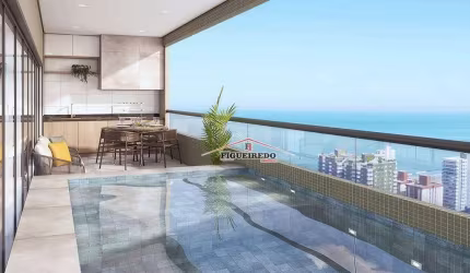 Cobertura à venda, 230 m² por R$ 4.140.675,00 - Canto do Forte - Praia Grande/SP