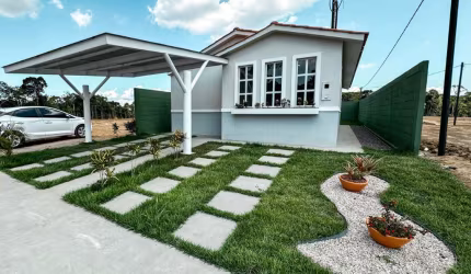 Residencial Mirante Tarumã - Casa de 71m² com 3 Quartos e 2 Vagas de garagem na Ponta Negra