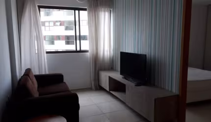 Apartamento 1 quarto nas Graças Mobiliado 33m² Porteira Fechada Área de Lazer Completa