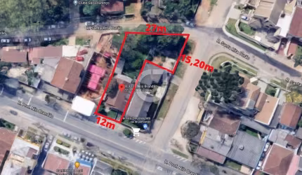 Terreno comercial para alugar na Rua Professor Nilo Brandão, 552, São Lourenço, Curitiba, 664 m2 por R$ 3.200