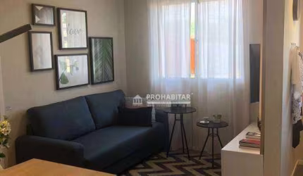 Apartamento com vaga para venda na Guarapiranga com 2 dormitórios à venda, 36 m² por R$ 245.000 - Guarapiranga - São Paulo/SP
