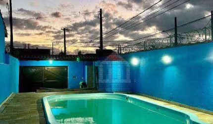 Casa com 2 dormitórios à venda, 80 m² - Balneário Itaguaí - Mongaguá/SP