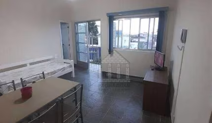 Apartamento para venda com sacada e vaga de garagem no Guarujá/SP