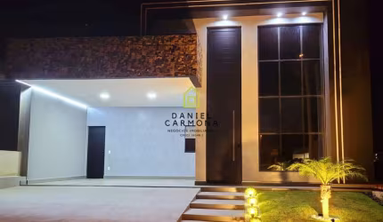Belíssima Casa Térrea 03 Dormitórios e  1 Suítes - Residencial Evidências - Indaiatuba/SP