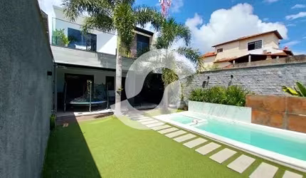 Casa moderna à venda 4 quartos, 2 vagas, piscina, quintal, Piratininga, Niterói RJ