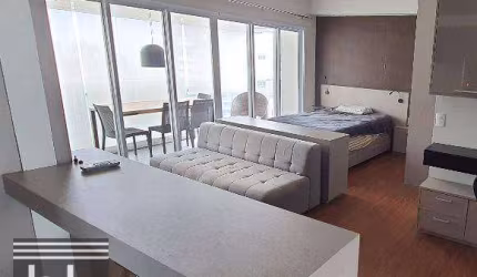 Apartamento com 1 dormitório à venda, 48 m² por R$ 790.000 - Brooklin - São Paulo/SP