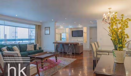 Apartamento com 4 dormitórios para alugar, 147 m² por R$ 18.000,00/mês - Moema - São Paulo/SP