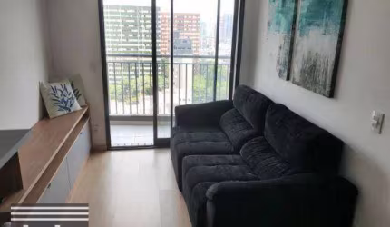 Apartamento com 1 dormitório para alugar, 34 m² por R$ 3.672,00/mês - Santo Amaro - São Paulo/SP