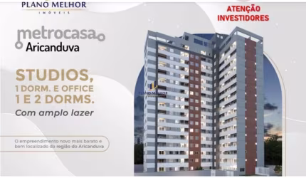 Apartamento à Venda Próximo ao Shopping Aricanduva com 1 e 2 Dormitórios, Sala 2 Ambientes com Sacada com 28,21M² à 36,31M² - Venha Escolher o Seu!  - AP1763