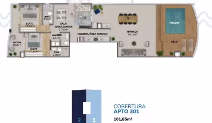 Venda | Cobertura 2 suítes