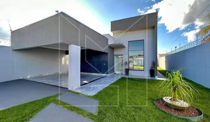 Casa para Venda em Caldas Novas, Jardim Tangara, 3 dormitórios, 1 suíte, 2 banheiros, 2 vagas