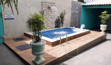 Casa para Temporada em Caldas Novas, Mansões Águas Quentes, 4 dormitórios, 1 banheiro, 2 vagas