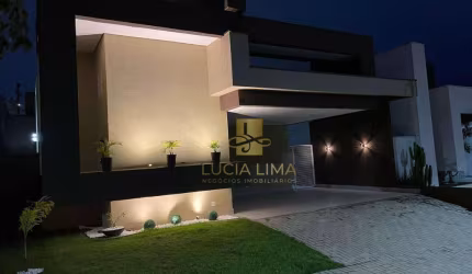 Casa para ALUGAR MOBILADA, com PISCINA,, 3 dormitórios, 150 m² por R$ 6.300/mês - Condomínio Terras do Vale - Caçapava/SP