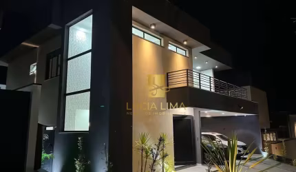 Sobrado de CINEMA, com VISTA INCRÍVEL,  4 dormitórios à venda, 388 m² por R$ 3.200.000 - Condomínio Residencial Monaco - São José dos Campos/SP
