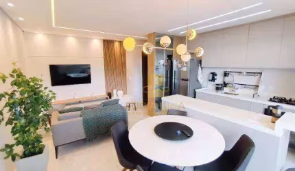 Apartamento de CINEMA PORTEIRA FECHADA, com 2 dormitórios à venda, 64 m² por R$ 615.000 - Vila Industrial - São José dos Campos/SP