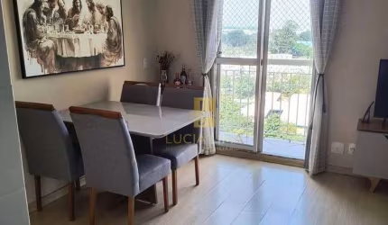 Apartamento para ALUGAR MOBILIADO, com LAZER COMPLETO, 3 dormitórios, 70 m² por R$ 2.500/mês - Parque Residencial Flamboyant - São José dos Campos/SP