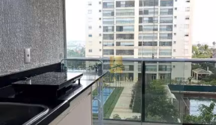Apartamento TODO MOBILIADO para LOCAÇÃO no JARDIM AQUARIUS,  com 1 dormitório para alugar, 40 m² por R$ 4.960/mês - São José dos Campos/SP