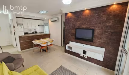 Apto mobiliado com 2 dorms 1 suíte 200m da praia à venda, 71 m² por R$ 835.000 - Centro - Bertioga/SP