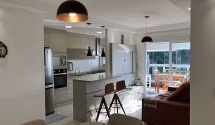 Apartamento com 3 dormitórios para alugar, 95 m² por R$ 6.500,00/mês - Centro - Bertioga/SP