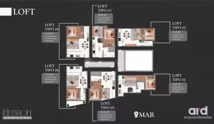 Invista no Futuro: Hebron Residencial Flat - Unidade na Planta em Morretes, Itapema