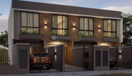 Sobrados com 02 suítes em construção no Morretes